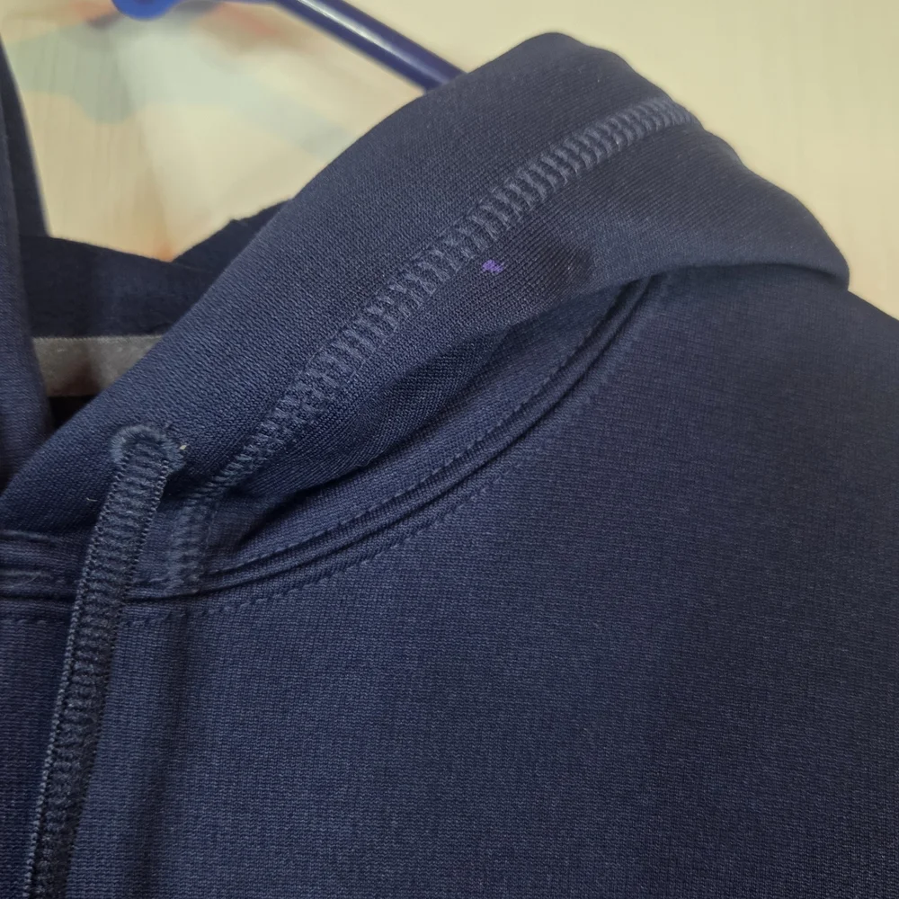 Seattle Seahawks Nike Therma Fit Pullover Hoodie Sweatshirt Mens S Blue Fleece - Picture 3 of 13
